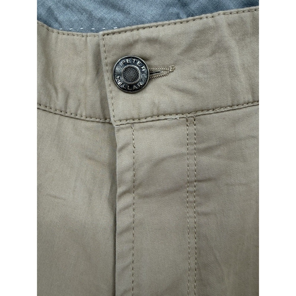 PETER MILLAR COLLECTION Men's 36x32 The Perfect Poplin Five Pocket Flat Front - Picture 2 of 9